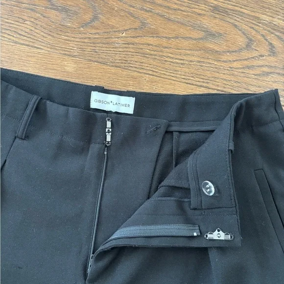 Gibson Latimer Long Pleated Tailored High Waist Dress Shorts - Picture 7 of 12